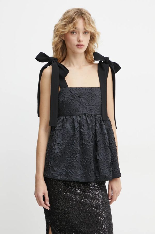 Stine Goya Majica Stine Goya ženska, črna barva, SG-PS25-T035-2320