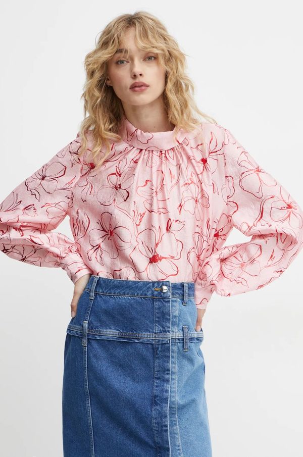 Stine Goya Majica Stine Goya ženska, roza barva, SG-PS25-T004-2067