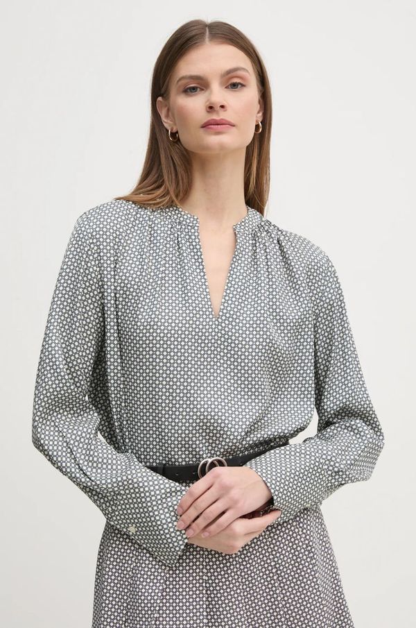 Tommy Hilfiger Majica Tommy Hilfiger ženska, siva barva, WW0WW44999