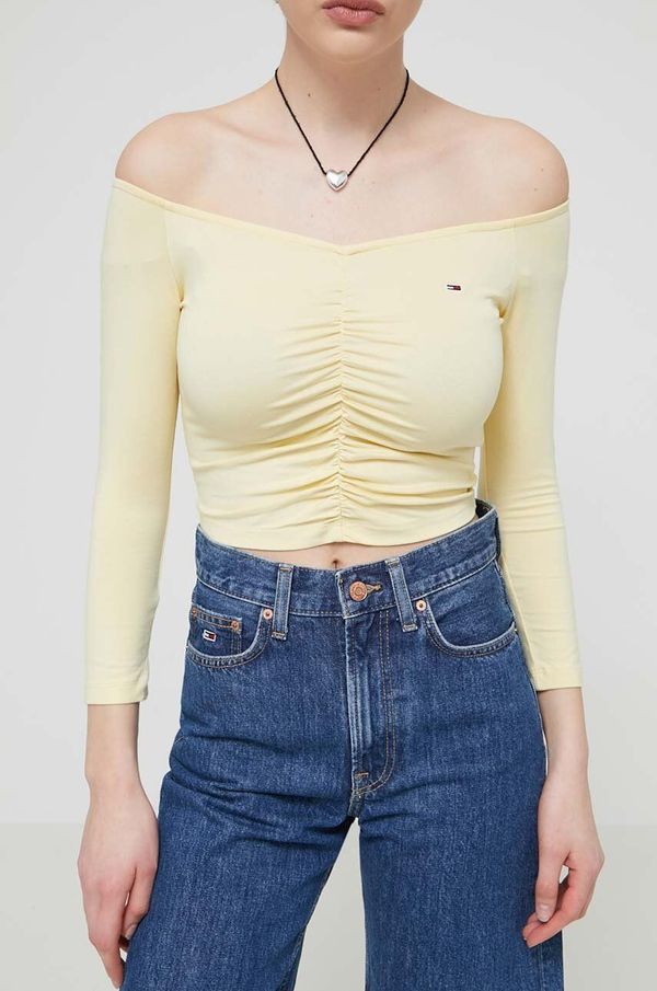 Tommy Jeans Majica Tommy Jeans rumena barva