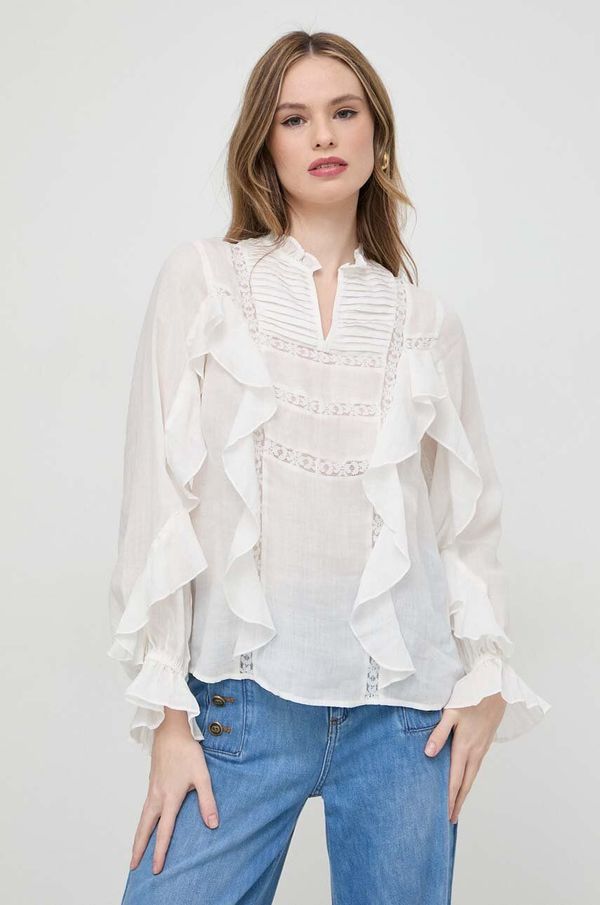 Twinset Majica Twinset ženska, bež barva