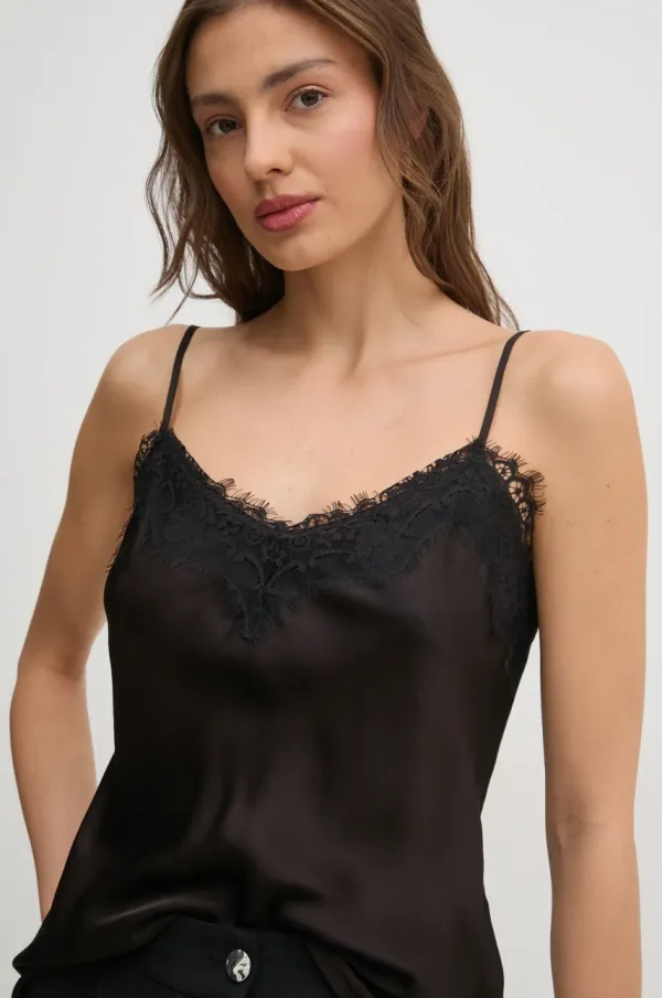 United Colors of Benetton Majica United Colors of Benetton ženska, črna barva, 5FWVDH00O