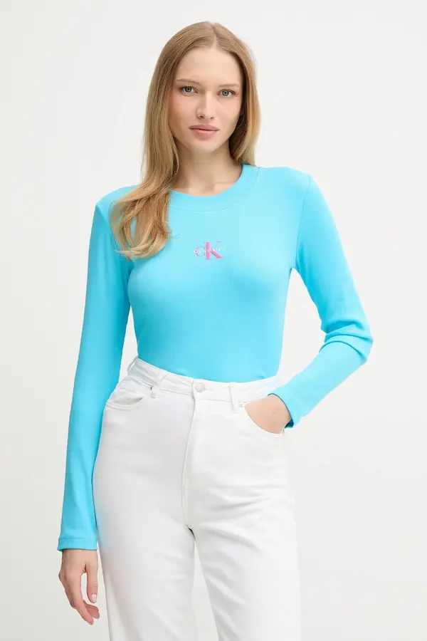 Calvin Klein Jeans Majica z dolgimi rokavi Calvin Klein Jeans