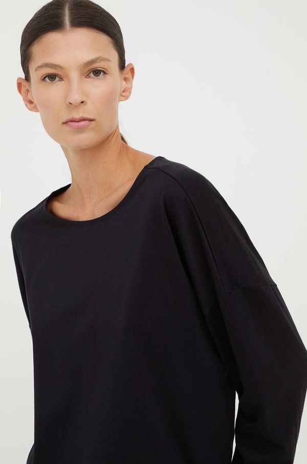 Drykorn Majica z dolgimi rokavi Drykorn ženski, črna barva
