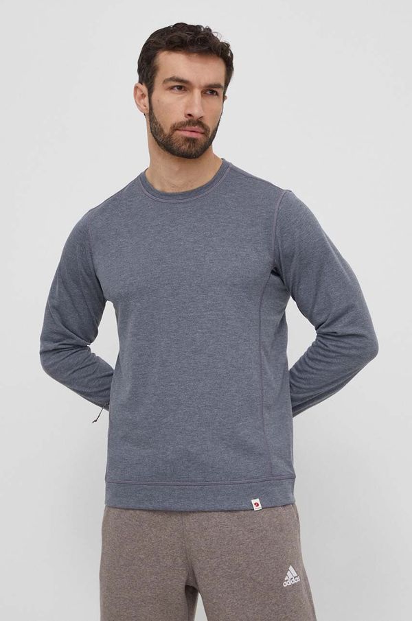 Fjallraven Majica z dolgimi rokavi Fjallraven High Coast Lite Sweater moška, siva barva, F87307