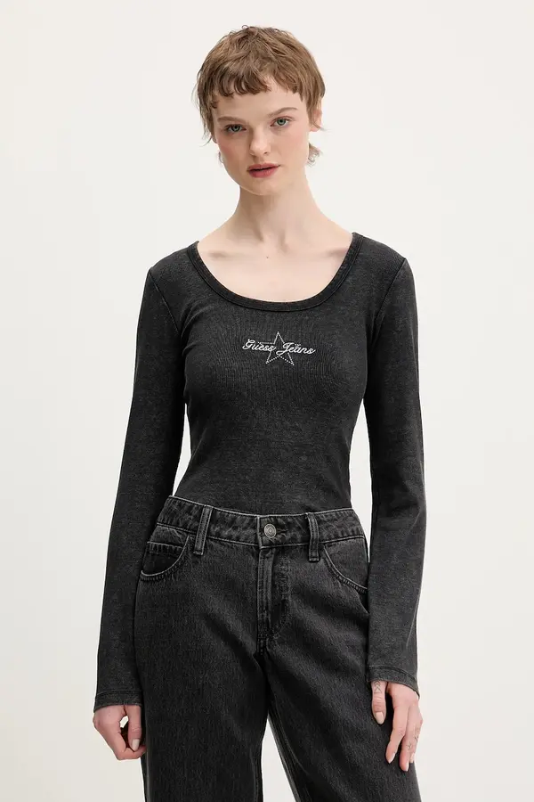Guess Jeans Majica z dolgimi rokavi Guess Jeans
