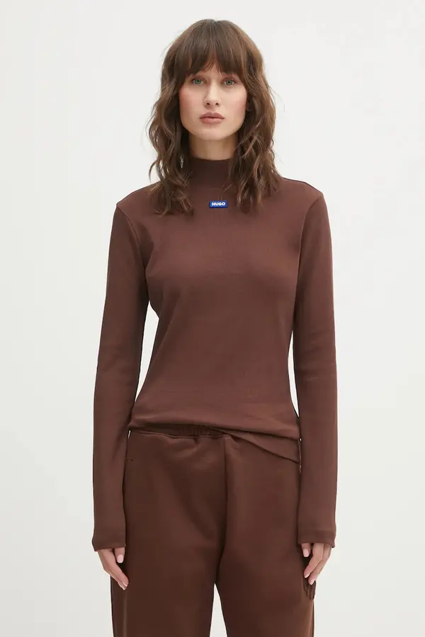 HUGO Blue Majica z dolgimi rokavi Hugo Blue Easy Longsleeve_B