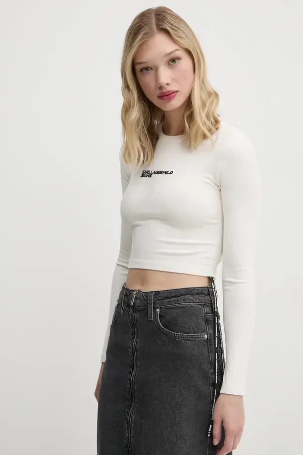 Karl Lagerfeld Jeans Majica z dolgimi rokavi Karl Lagerfeld Jeans