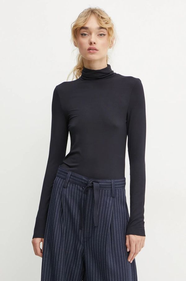 Marc O'Polo Majica z dolgimi rokavi Marc O'Polo ženska, mornarsko modra barva, 500208752039