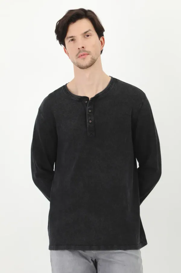 Medicine Majica z dolgimi rokavi Medicine moški, siva barva