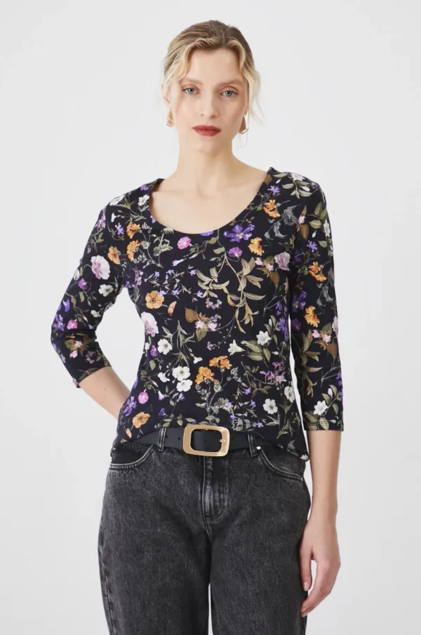 Medicine Majica z dolgimi rokavi Medicine ženski, črna barva