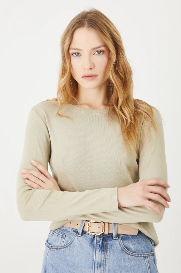 Medicine Majica z dolgimi rokavi Medicine ženski, zelena barva