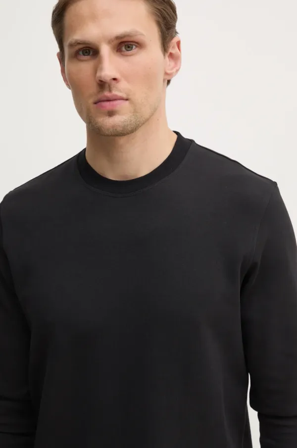 Sisley Majica z dolgimi rokavi Sisley moški, črna barva, 3O35S104C