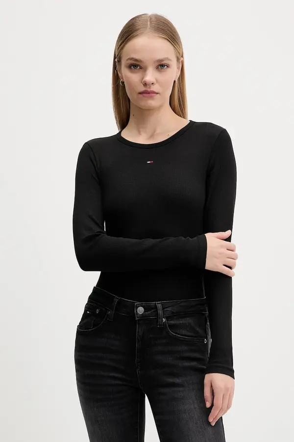 Tommy Jeans Majica z dolgimi rokavi Tommy Jeans 2-pack