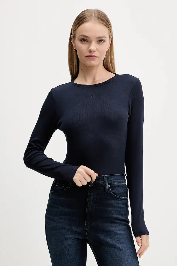 Tommy Jeans Majica z dolgimi rokavi Tommy Jeans 2-pack