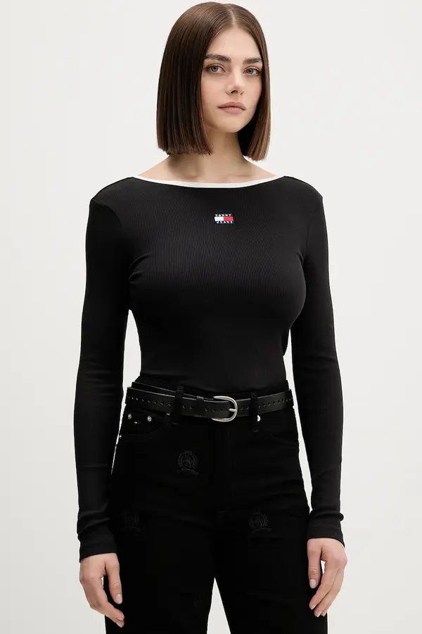 Tommy Jeans Majica z dolgimi rokavi Tommy Jeans