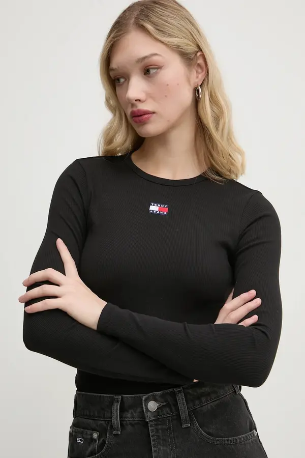 Tommy Jeans Majica z dolgimi rokavi Tommy Jeans