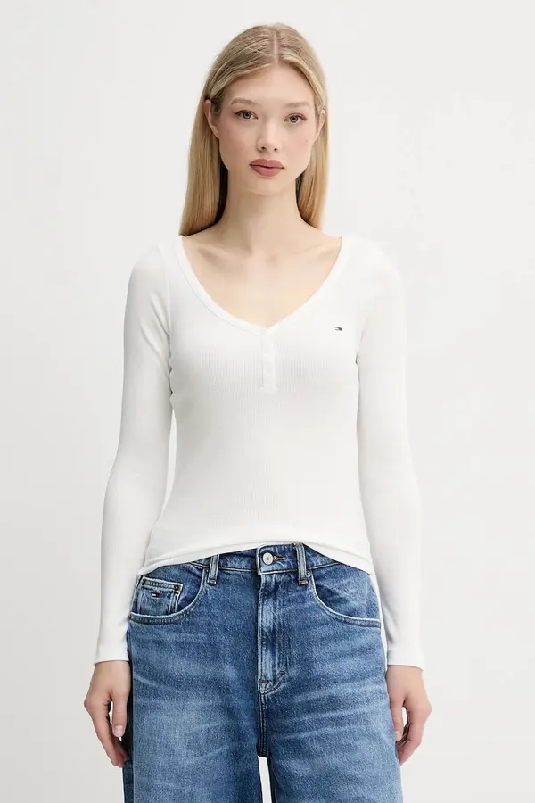 Tommy Jeans Majica z dolgimi rokavi Tommy Jeans