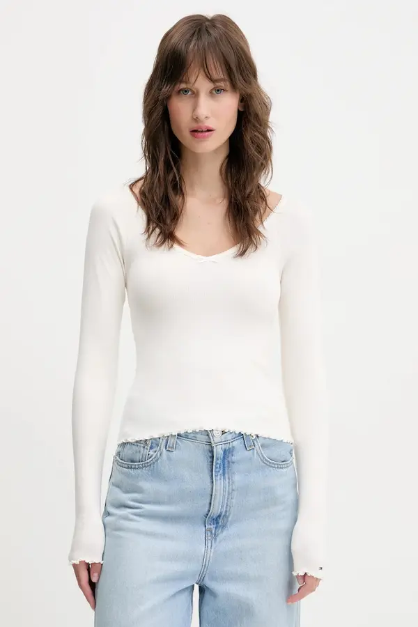 Tommy Jeans Majica z dolgimi rokavi Tommy Jeans