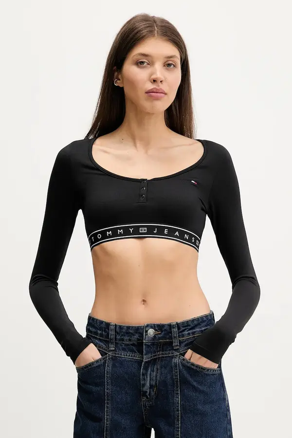 Tommy Jeans Majica z dolgimi rokavi Tommy Jeans