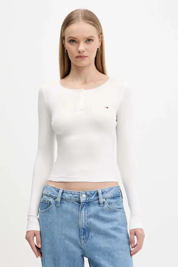 Tommy Jeans Majica z dolgimi rokavi Tommy Jeans