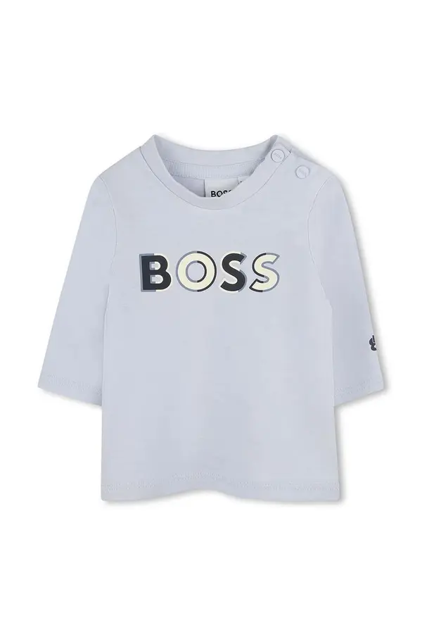 BOSS Majica z dolgimi rokavi za dojenčka BOSS