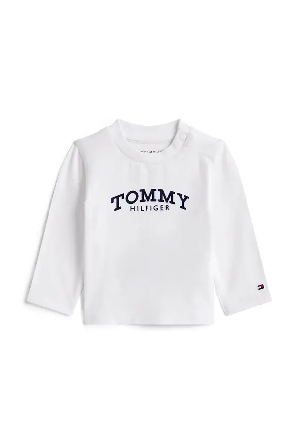 Tommy Hilfiger Majica z dolgimi rokavi za dojenčka Tommy Hilfiger