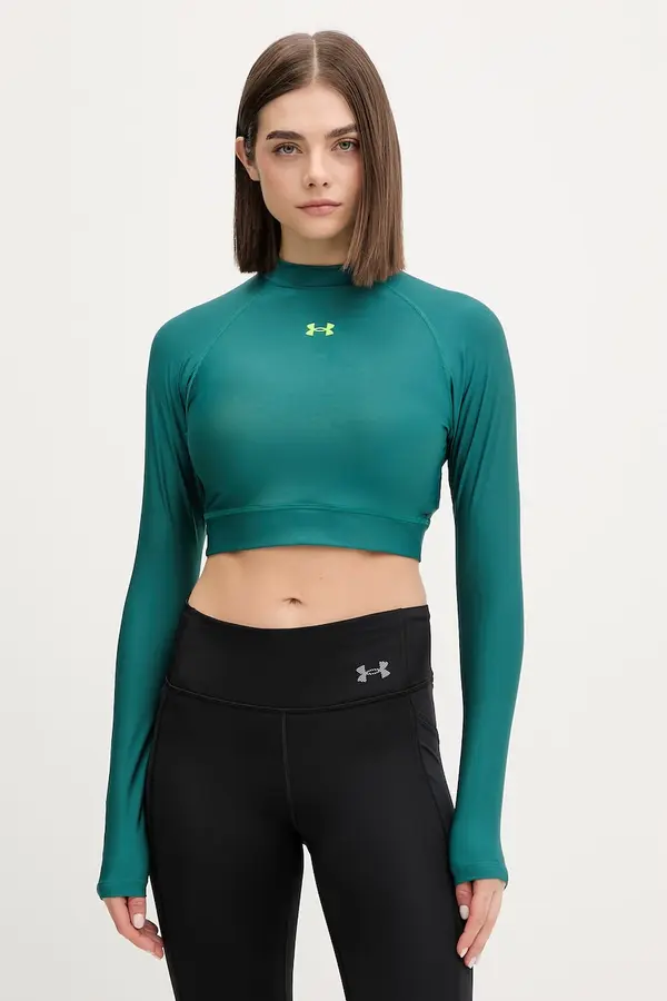Under Armour Majica z dolgimi rokavi za vadbo Under Armour HeatGear Crop