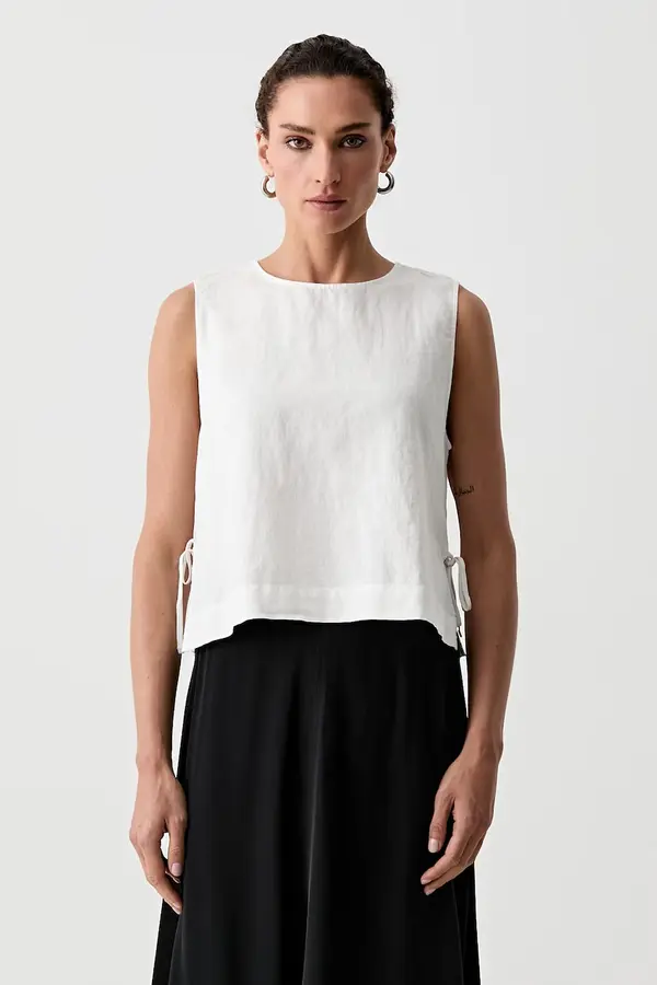 Marc O'Polo Marc O'Polo bluza ženska z lanom