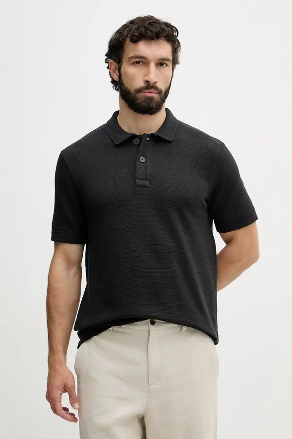 Marc O'Polo Marc O'Polo polo majica moška bombažna z elastanom