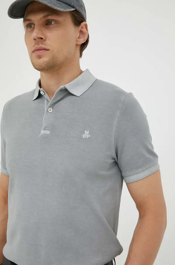 Marc O'Polo Marc O'Polo polo majica moška bombažna z elastanom