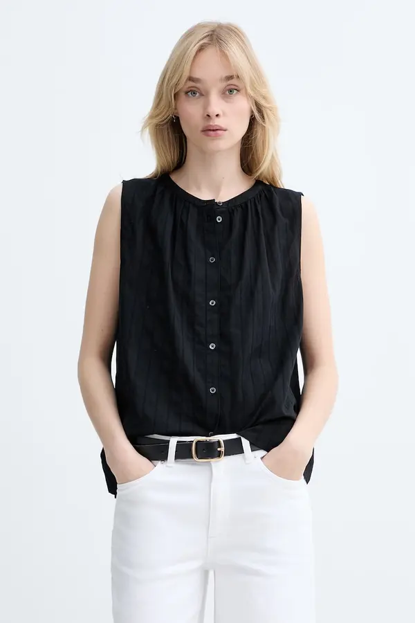 Marc O'Polo Marc O'Polo srajčna bluza ženska bombažna