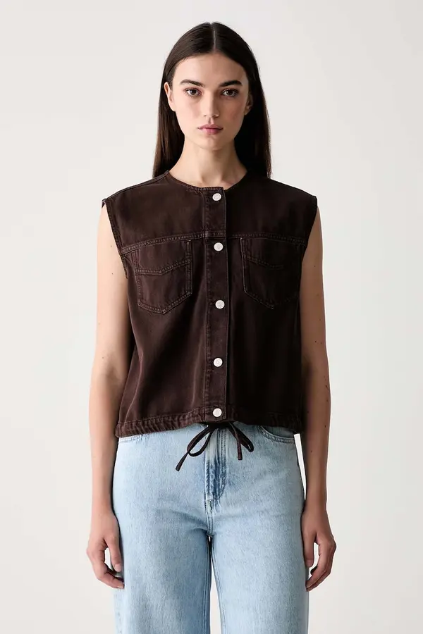 Marc O'Polo Marc O'Polo telovnik ženski denim