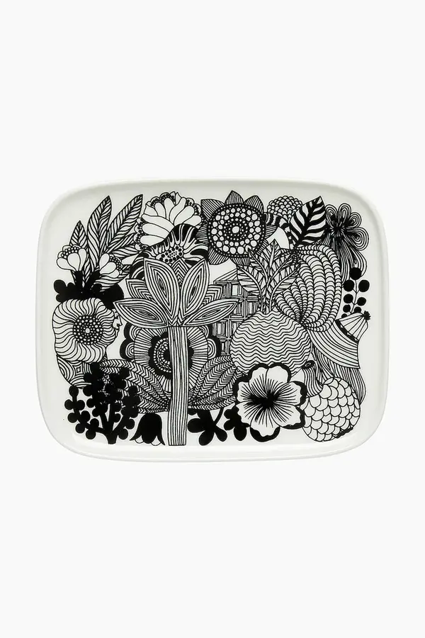 Marimekko Marimekko Krožnik za serviranje iz kamenine 15 x 12 cm