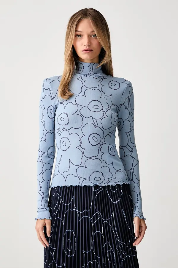 Marimekko Marimekko majica z dolgimi rokavi ženska volnena