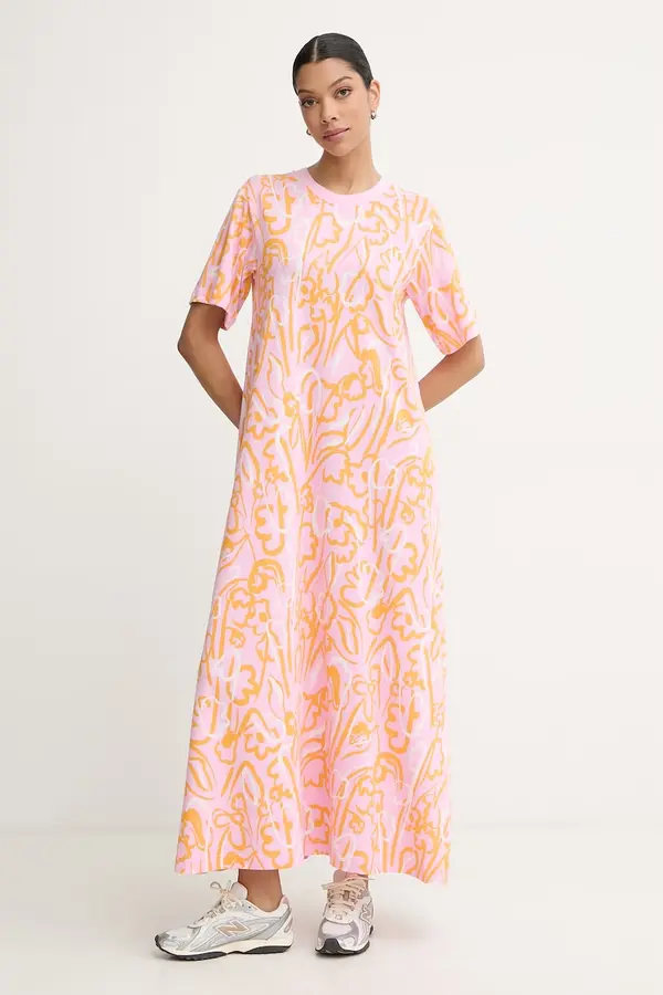 Marimekko Marimekko obleka z bombažem