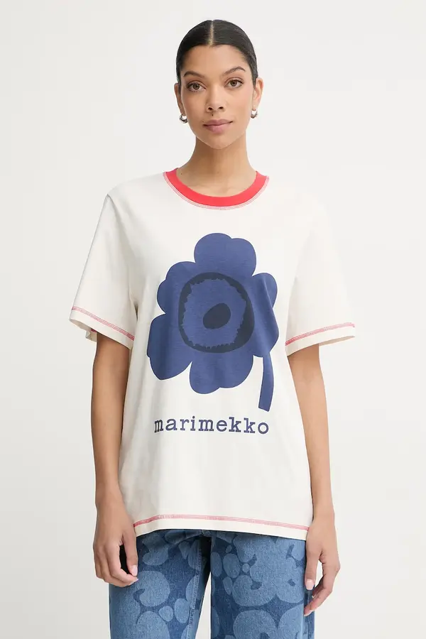 Marimekko Marimekko osnovna kratka majica ženska bombažna