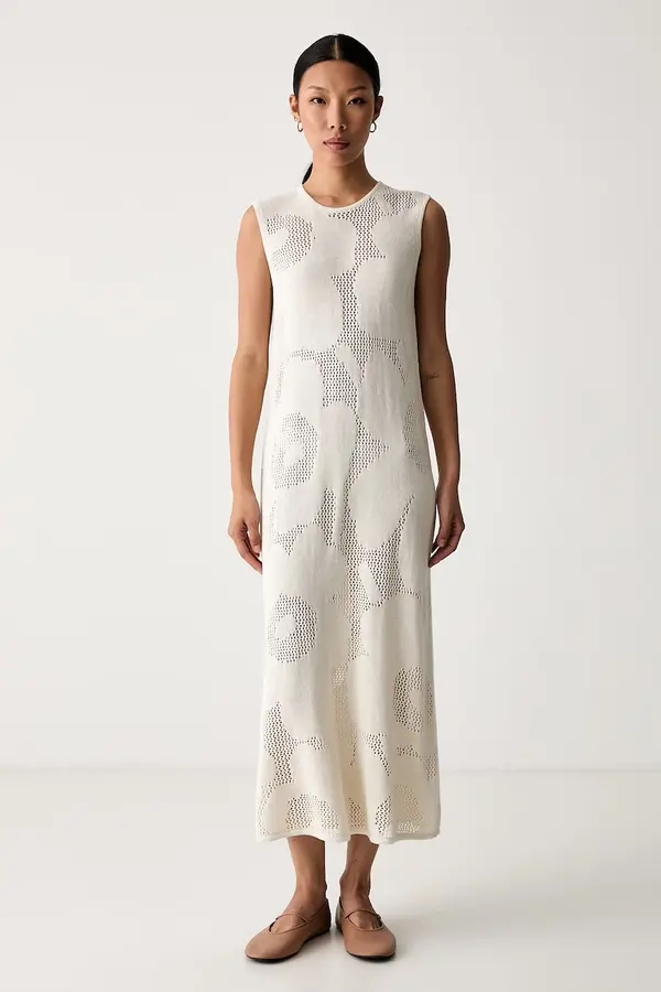 Marimekko Marimekko pletena obleka lanena