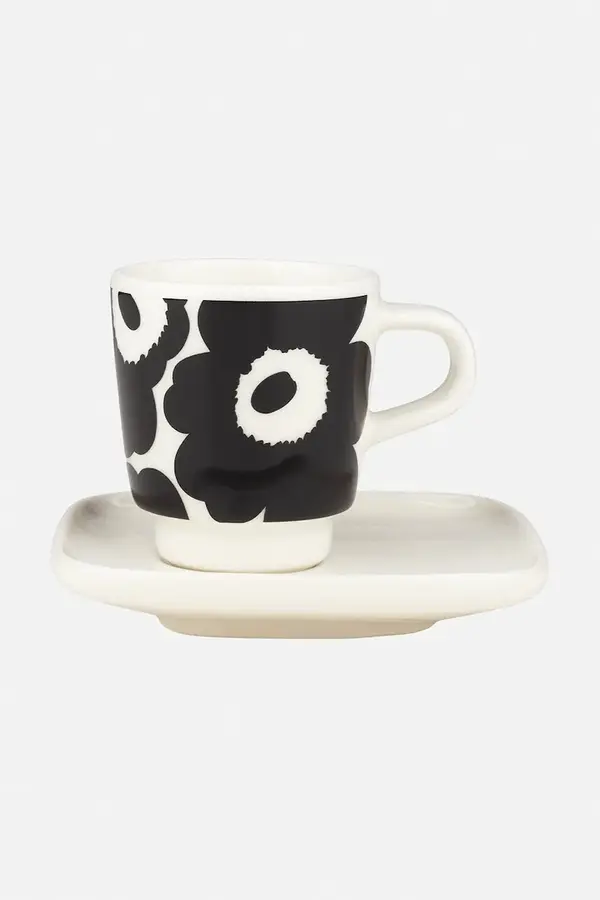 Marimekko Marimekko skodelica s podstavkom iz keramike