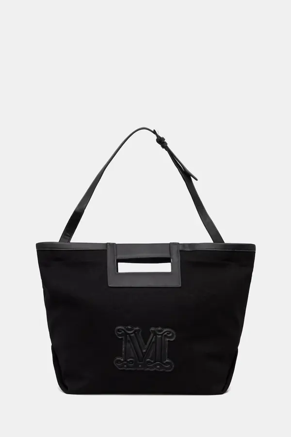 Max Mara Beachwear Max Mara Beachwear torba za na plažo ženska bombažna ECRU