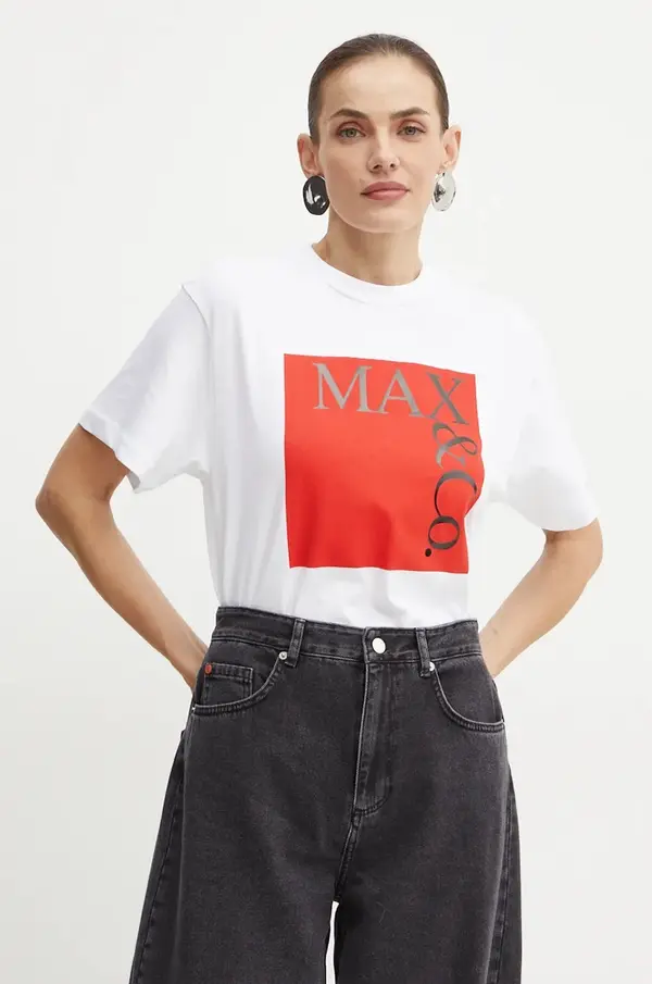 Max&Co. Max&Co. Bombažna kratka majica MAX&Co.