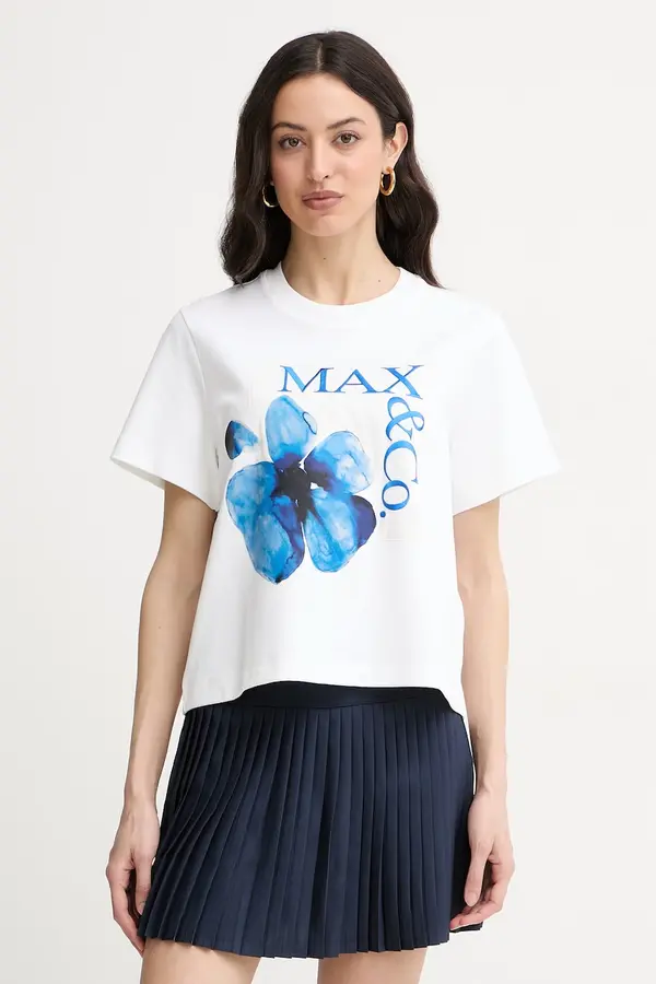 Max&Co. Max&Co. kratka majica ženska bombažna MCOMAMBO