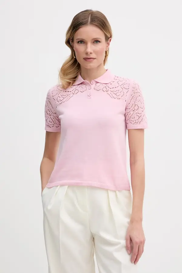 Max&Co. Max&Co. Polo majica ženska bombažna MCOLONZA