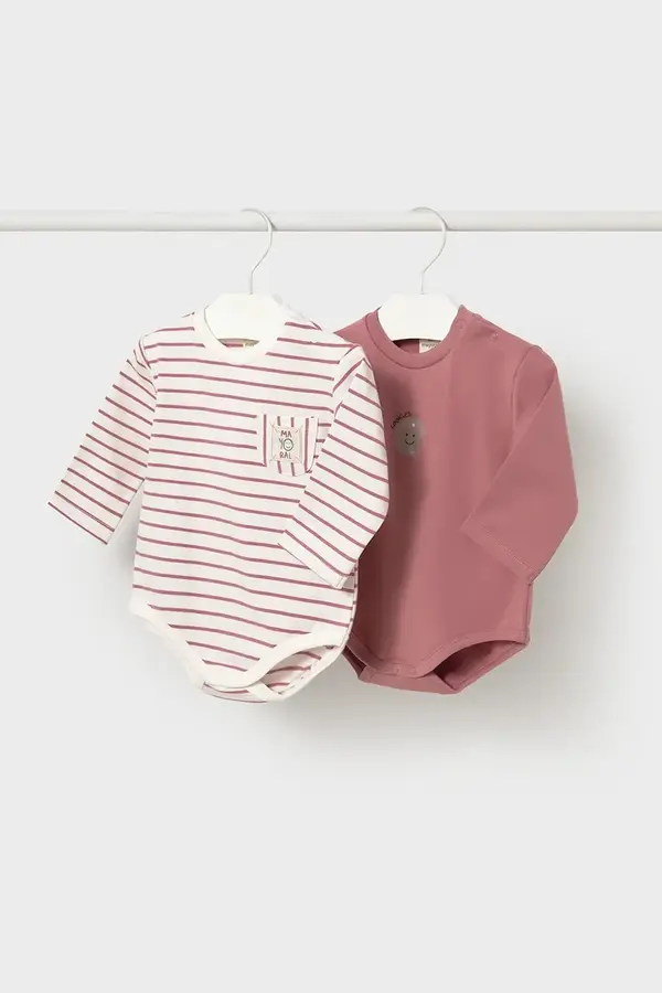 Mayoral Newborn Mayoral Newborn body otroško z bombažem paket 2 kosov