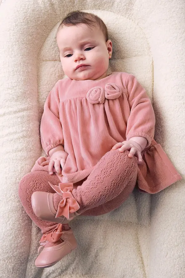 Mayoral Newborn Mayoral Newborn obleka rebrast žamet