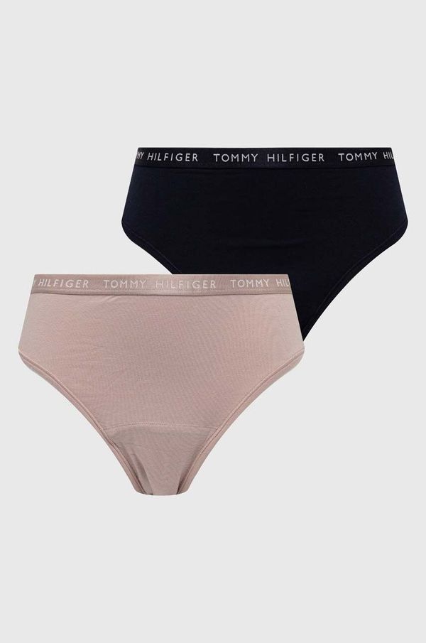 Tommy Hilfiger Menstrualne hlačke Tommy Hilfiger 2-pack bež barva, UW0UW05221