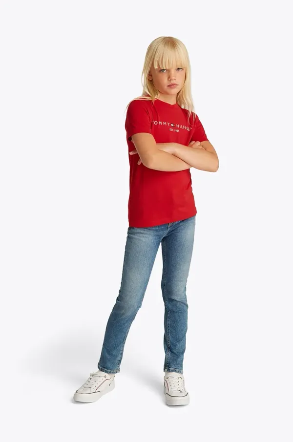 Tommy Hilfiger Metlica za stepanje s cedilom Tom Ford rdeča barva, KS0KS00397