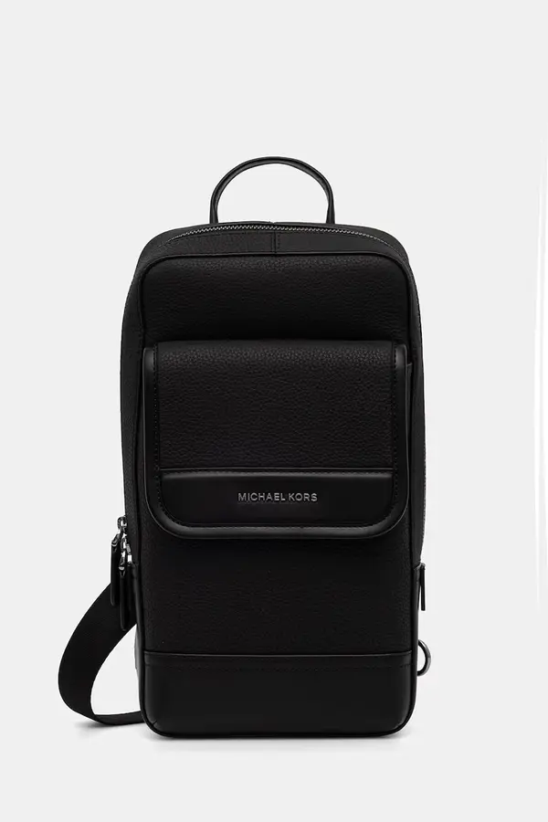 Michael Kors Michael Kors nahrbtnik moški usnjen HUDSON