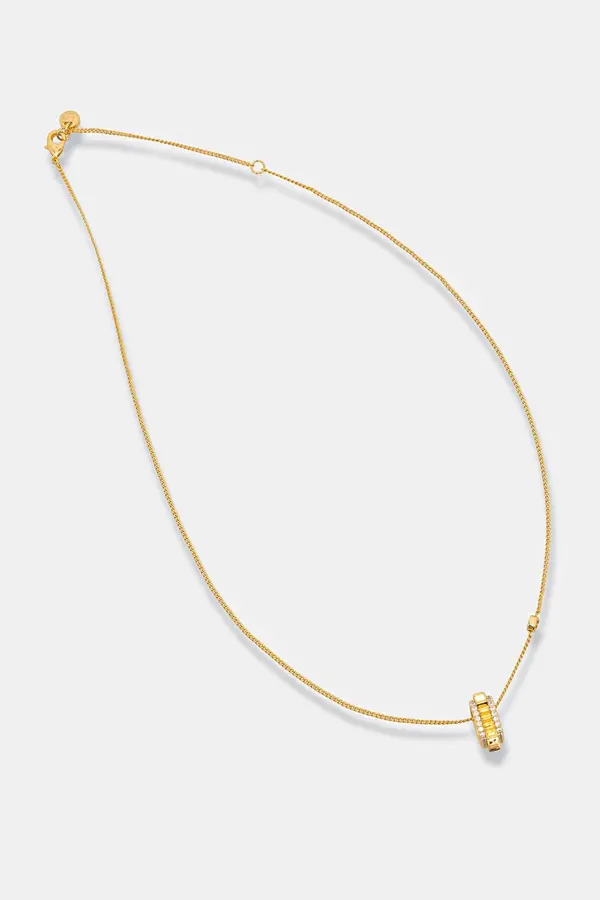Michael Kors Michael Kors ogrlica z obeskom ženska pozlačena s kubičnim cirkonijem