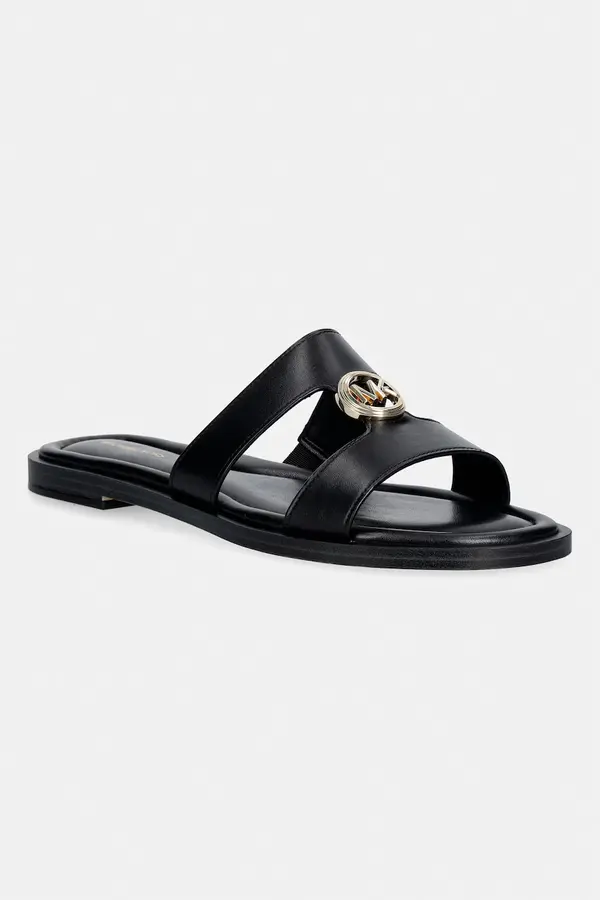 MICHAEL Michael Kors MICHAEL Michael Kors natikači ženski iz usnja Erin Flat Sandal